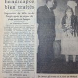 Nos enfants handicapés bien traités