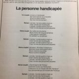 La personne handicapée