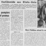 La thalidomide aux États-Unis